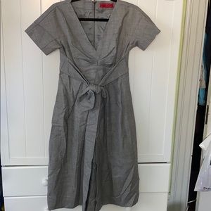Sinclaire Grey Midi Dress